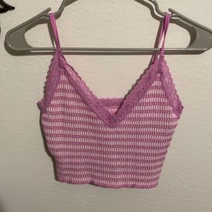 Forever 21 ribbed cropped tank